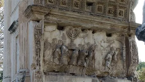 Der Römische Triumphzug von Titus: Ein Monumentaler Einmarsch Nach Der Eroberung Jerusalems Im 1. Jahrhundert Nach Christus